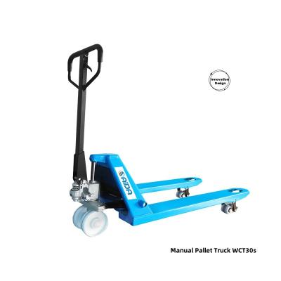 Cina Forte 2000-3000 Lbs Capacità Manuale Pallet Truck Con Ruote Di Poliuretano in vendita