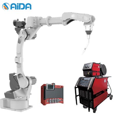 China 6 Ejes ARC Robot de soldadura Fabricante 6kg Carga útil 1,4m Distancia de alcance en venta