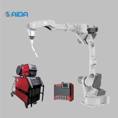 China New Arrival 6-Axis Drag Industrial Welder Robotic Welding Robot System work station for sale