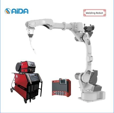 China 6 Ejes alcanzan el robot de soldadura automática para soldadura precisa y consistente 20 kg de capacidad de carga útil en venta