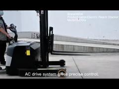 electric reach stacker