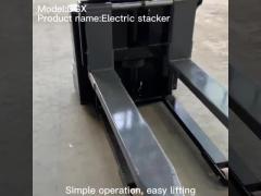 Electric pallet stacker