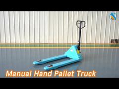 Hydraulic Lift Manual Hand Pallet Truck 2 Ton 200mm Height For Material Handling