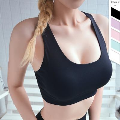 China High Quality Breathable Designer Custom Nylon Spandex Fitness Yoga Wear Gym Workout Adjustable Strap Sports Bra For Women for sale