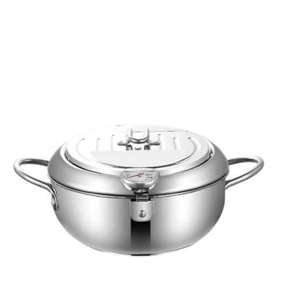 China Modern hot sale CE certified style stainless steel cookware double bottom frying pan for sale