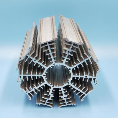 Китай Decorations Extruded Round Aluminum Radiator /Aluminum Extrusion Sunflower Radiator Profiles продается