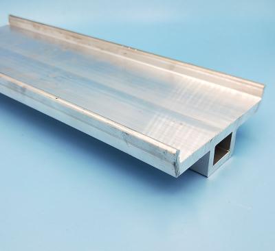 China Decorations 6063 t5 rail aluminum profile for curtains / curtain wall aluminum profile frame / aluminum h profile extrusion factory for sale