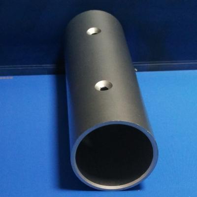 China Industry CNC Machining Round Aluminum Pipe Profiles With Drilling Holes for sale