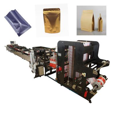 China SDY-1200SBD Factory High Speed ​​Stand Up Pouch Plastic Bag Zipper Plastic Bag Making Machine Three Side Plastic Sealing Machine for sale