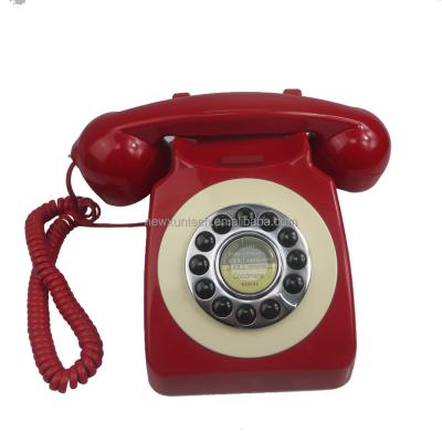 China Retro Desk Phone OEM Antique Vintage Telephone Tied Telephone for sale