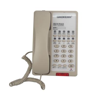 China Telephone of small and modern communication hotel telephone design with simple line for sale