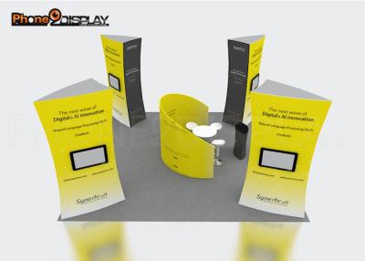 China Tension Fabric Custom Trade Show Booth With CMYK Heat Transfer Printing for sale