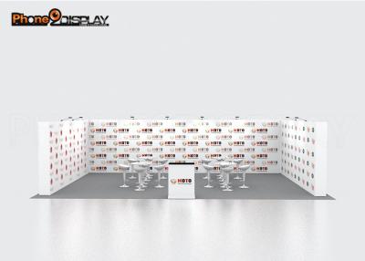 China Tension Stretch Fabric Trade Show Booth Display Walls With Logo Printed for sale