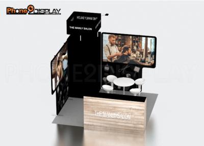 China Hot Sale Advertising 10x20 Custom Logo Trade Show Display Tension Fabric Exhibition Booth For Sales for sale