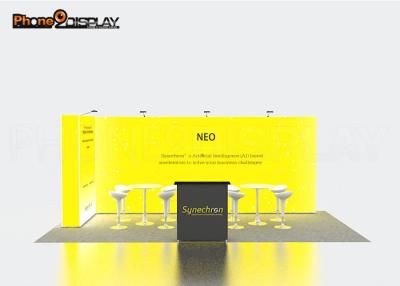 China Aluminum Extrusion LED Trade Show Booths 10x10 Easy Set Up CE Approved for sale