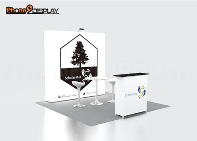 China Portable Backlit Trade Show Booth Easy Set Up Pop Up Exhibition Stands for sale