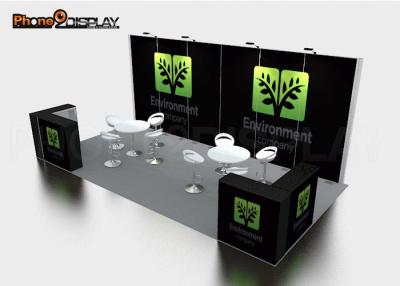 China Easy Install Trade Fair Stand Design 3*6m Modular Booth Design SGS Approved for sale