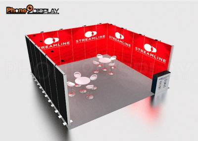 China Adjustable Aluminum Trade Show Exhibit Booths Lightweight Modular System Design for sale