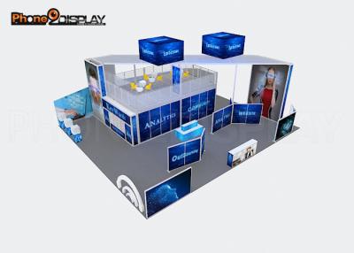 China Free Standing 20x20 Trade Show Booth Design Easy Set Up SGS Approved for sale