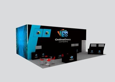 China Promotion Reused Double Decker Trade Show Booth Custom Design With CMYK Printing for sale