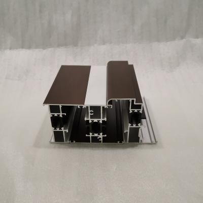 China door & Window Electrostatic Spraying Insulation Aluminum Alloy Door And Window Profiles for sale