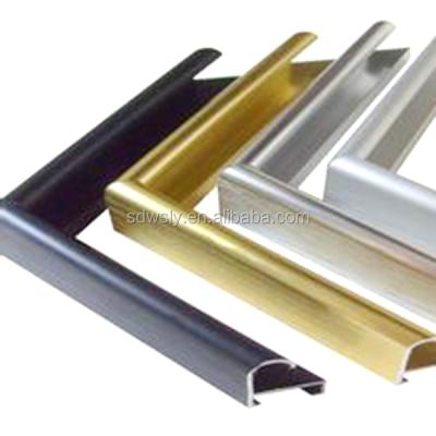 China Decorations sell more than 30 countries aluminum picture frame profile, aluminum picture frame extrusion for sale