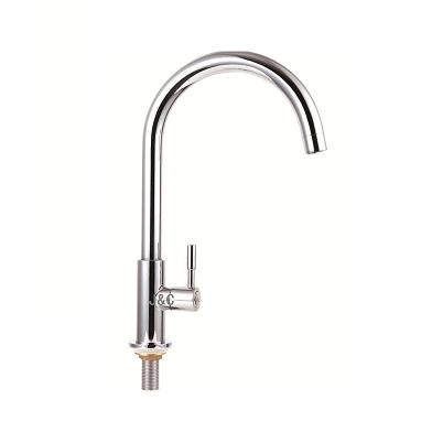 China Hot Selling Thermostatic Faucets Single Hole Stainless Steel Deck Mounted Kitchen Sink Faucet for sale