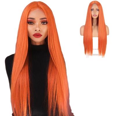 China Cheap beesoul Silky Straight Wave Synthetic Wigs Short Straight Bob Wigs For Women Cosplay Red Pink Orange Hair Fiber Hair Heat Resistant Wig for sale