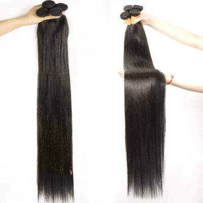 China Wholesale Beesoiul Grade 10A Silky Straight Wave 42 Inches 100% Human Hair Bundles Unprocessed Straight Virgin Brazilian Hair for sale