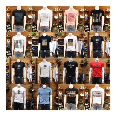 China High Quality Anti-Wrinkle Man Simulated Neck Plus Size T Shirt Luxury Heavy Cotton Off-Shoulder Printed 100% T-Shirt For Men for sale