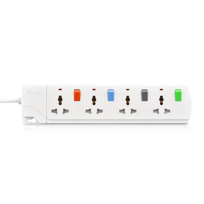 China Universal 4 Gang Extension Socket Residential/General Purpose Multi-Receptacle for sale