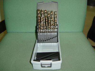 China 25-PIECS-HSS TWIST DRILL BIT SETS IN STELL BOX for sale