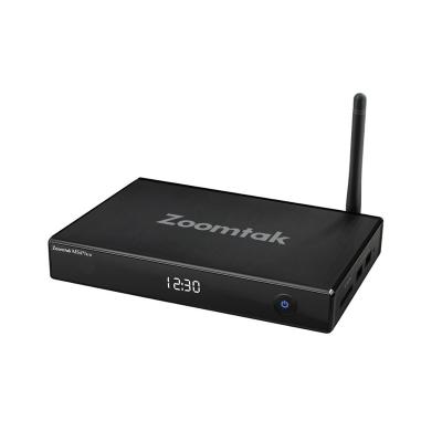 China Support 4k2k Zoomtak M5 plus 100M wifi black android tv box 7.1 2gb 16gb android fire tv box for sale