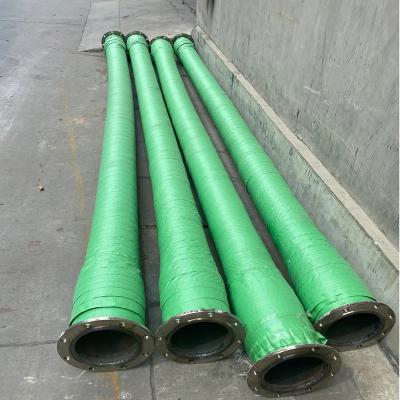 China Bending Resistant Dredging Rubber Hose  , Gold Dredge Hose Pipe Line for sale