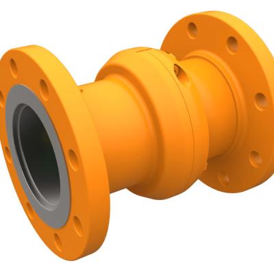 China 1500 PSI Max Pressure Rating Marine Breakaway Couplings With Flanged Connection for sale