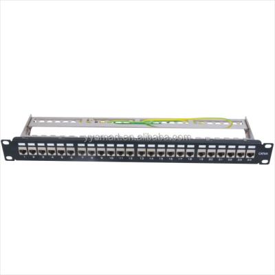 China SRI factory hot sale ftp 19 ports cat6a inches 24 (1.5MM) blank patch panel for sale