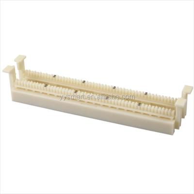 China 50 Pair 110 Wiring Block Without Legs, White Plastic SMT-3009D-50P for sale