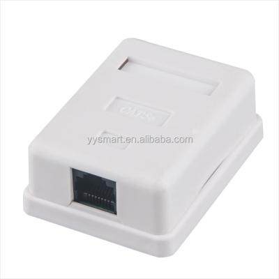 China Unshielded Outdoor ABS CAT6 RJ45 Mount Box for sale