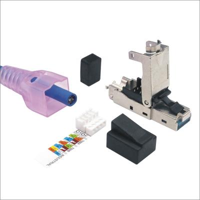 China RJ45 CAT.8 STP TOOLLESS Connector 2000MHZ for sale