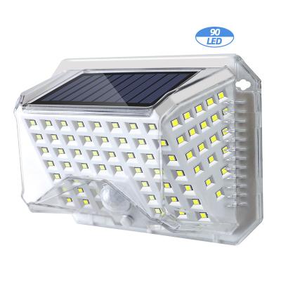 China Garden 90 Led Solar Motion Sensor Light, Outdoor Waterproof Solar Powered Lamp For Garden for sale