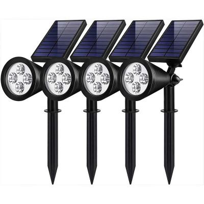 China Garden Led Solar Power Lawn Garden Landscape Lamp Waterproof Spot Lights Outdoor for sale