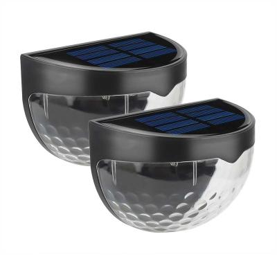 China 2Pcak Solar Garden Fence Lights Outdoor Waterproof Wall Lights for Patio, Yard, Deck, Stair for sale