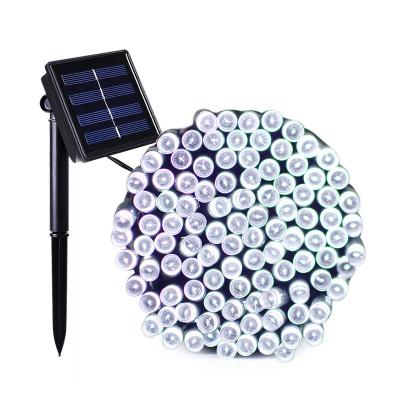 China Christmas Bedroom Party Wedding Garden Wall Decorations 200 LED Fashion Outdoor Waterproof Solar Christmas Lights 8 For Xmas Decoration for sale