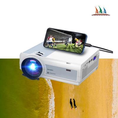 China Internet Ready Mini Projector L1 With 12000 Lumens Movie Video Projector 1080p Supported For Home Proyector for sale