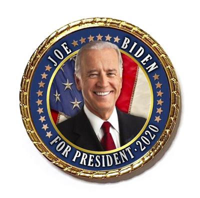 China New World Popular Hot Selling President Joe Biden Presidential Candidate Gold Souvenir Challenge Coin for sale