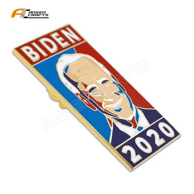 China Worldwide Wholesale Custom Fast Delivery 2020 American President Joe Biden Lapel Pin For President Election for sale