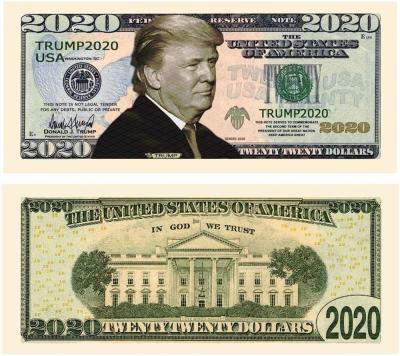 China Europe Donald Trump Bill Set of 10 2020 One Dollar Bill Re Election Presidential Dollar Limited Edition Novelty for sale