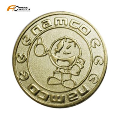 China Collection Customized Coin Arcade Game Token Coins For Symbolic Design Metal Arcade Game Machine for sale