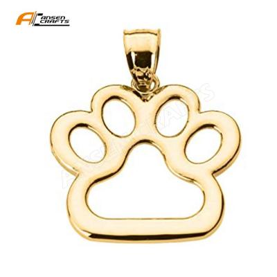 China BOHEMIA Enamel Balloon Urn Dog Diamond Paw Led Necklace Pendant Charm Steel Necklace for sale