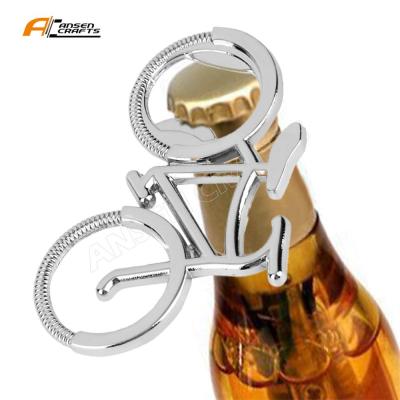 China Stocked Bike Chain Bicycle Shaped Key Chain Bottle Opener Masks Hardware for sale